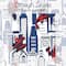 RoomMates Blue Spider-Man Cityscape Peel & Stick Wallpaper